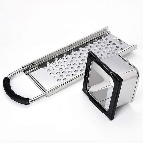 Râpe en acier inoxydable, filtre à grille de râpe 32,5 x 11 x 6,5 cm, machine à pâtes de cuisine en acier inoxydable, moule à pâtes, outil de cuisson