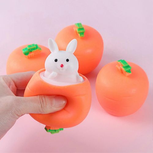 Anti-stress Jouet Ennui Soulagement Carotte Poupée Eco-responsable Presser Lapin Poupée Décompression Jouets