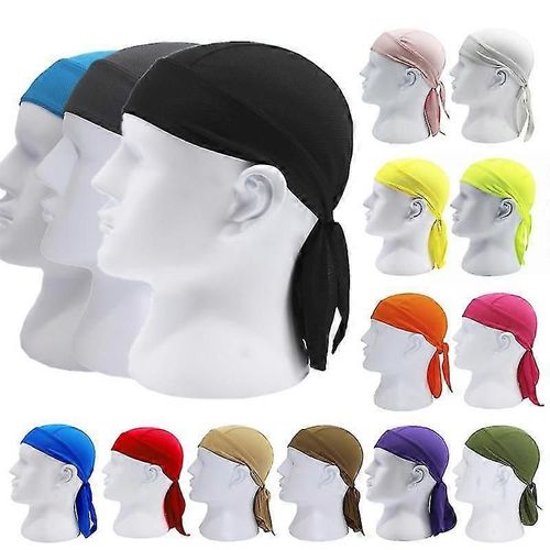 Quick Dry Pure Cycling Cap Head Scarf Summer Men Running Riding Bandana Foulard Ciclismo Pirate Cap Headband Men Head Scarf 9