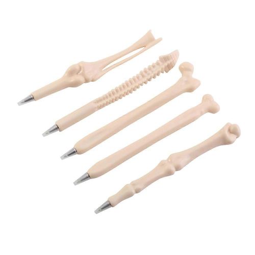 5 Pcs/Set Créatif Os Forme Stylos À Bille Fournitures De Bureau Scolaire Enfants Cadeau