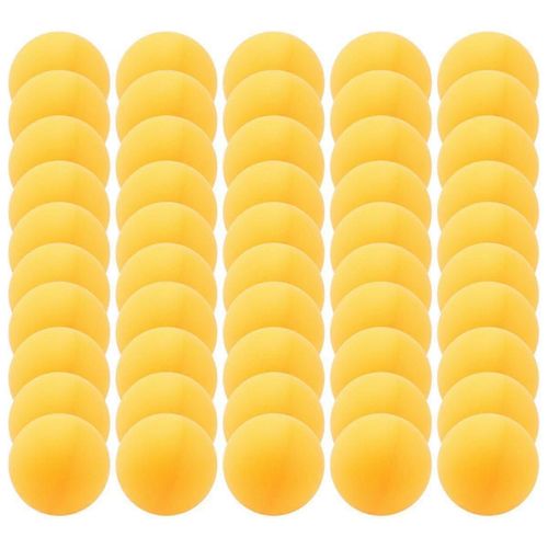 50 Pcs 40 Mm Balles D¿Entraînement De Tennis De Table, Balles De Ping-Pong, Yelow/White Aléatoire