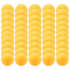 50 Pcs 40 Mm Balles D¿Entraînement De Tennis De Table, Balles De Ping-Pong, Yelow/White Aléatoire
