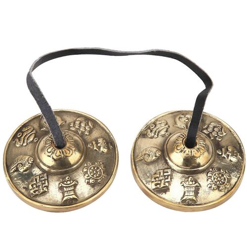 Artisanat Méditation Tibétaine Cloche Percussion Bouddhiste Instrument#