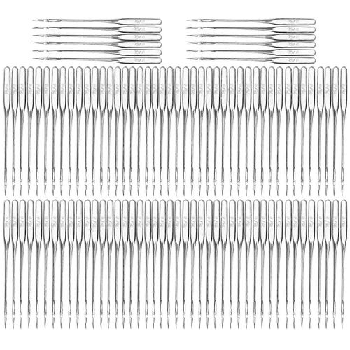 100 Pcs Haute Dureté En Acier Ménage À Coudre Aiguille Machine À Coudre Accessoires Fourniturestype 11