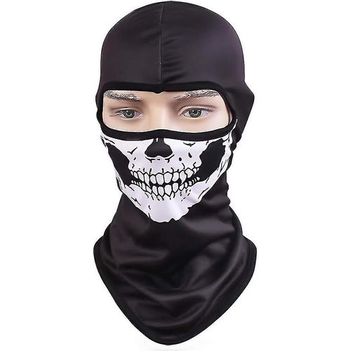Tête De Mort Respirant Balaclava, Étanche À La Poussière Masque Facial De Moto De Vélo De Vélo Coupe-Vent