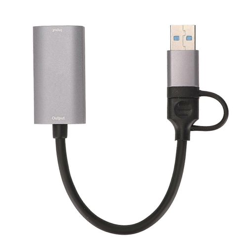 Carte De Capture Vidéo 4k Hd Interface Multimédia Femelle Vers Usb Type C Adaptateur De Capture Vidéo Pour Ps5 Pour Caméscope Xbox Dvd