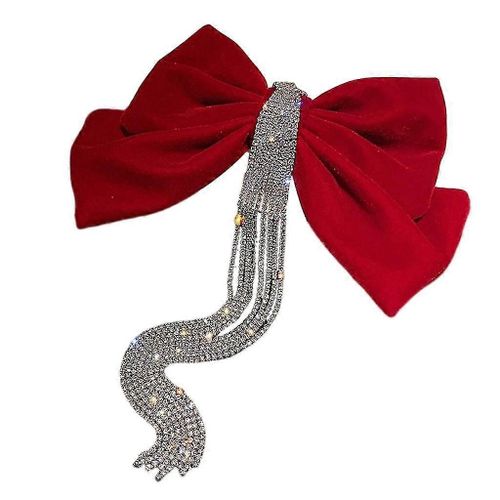 Grand Arc Hair Clip Strass Queue De Cheval Hair Clip Silver Butterfly Barrette