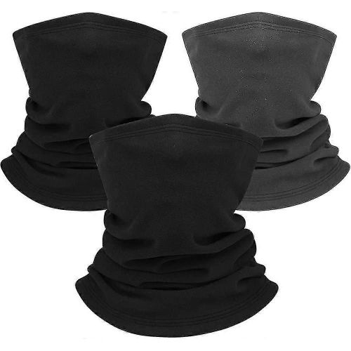 Neck Warmer Men Women Tube Scarf Fleece Hats Windproof Loop Scarf Neck Warmer Ski Mask Elastic For Running Skiing Cycling Snowboarding Climbing Motorc