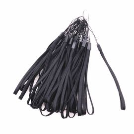 Lanière De Dragonne Multicolore Pour Anciers De Selfie,Lanière De Téléphone Portable,Lanière D'alimentation Mobile,Lampe De Poche,50 Pièces - Type Flat-Black-50pcs