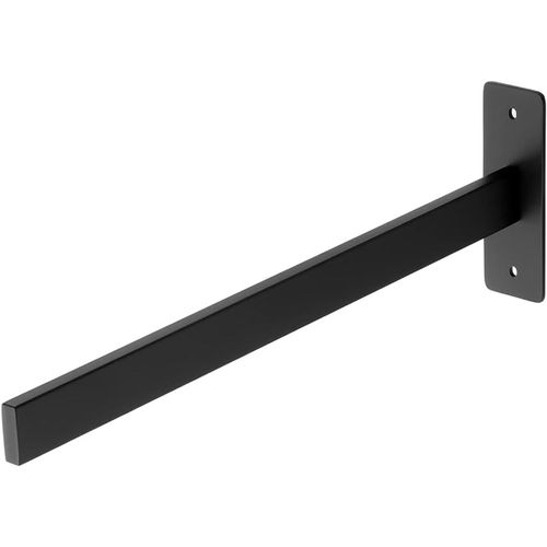 Porte-Serviettes Double Carré En Acier Inoxydable 304, Avec Ou Sans Perçage, Pour Salle De Bain Et Cuisine, 40 Cm, Noir[L469]