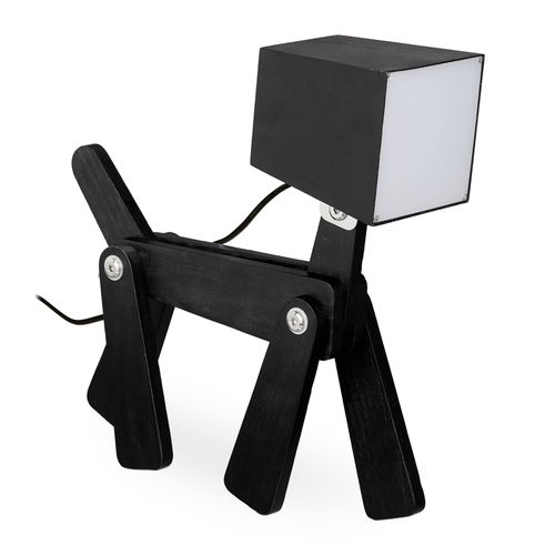 Lampe De Chevet Noire En Forme De Chien