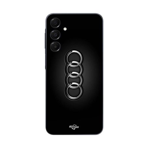 Coque Samsung Galaxy A16 Logo De Voiture Audi Front Noir