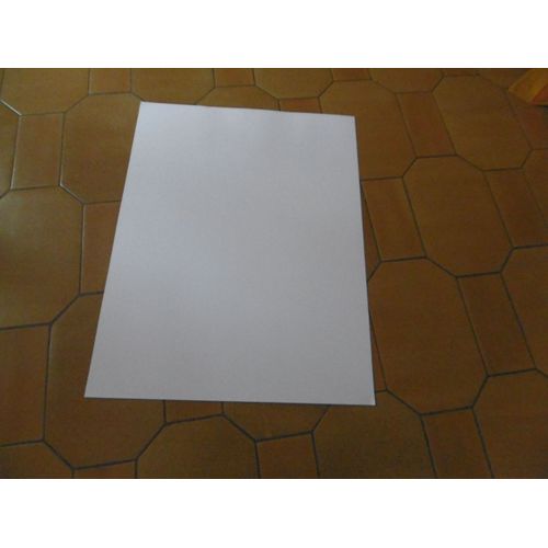 Feuilles Carton Contrecollée Bristol Blanche 50x65cm 500grs 5/10è Canson 454.206 Lot De 5