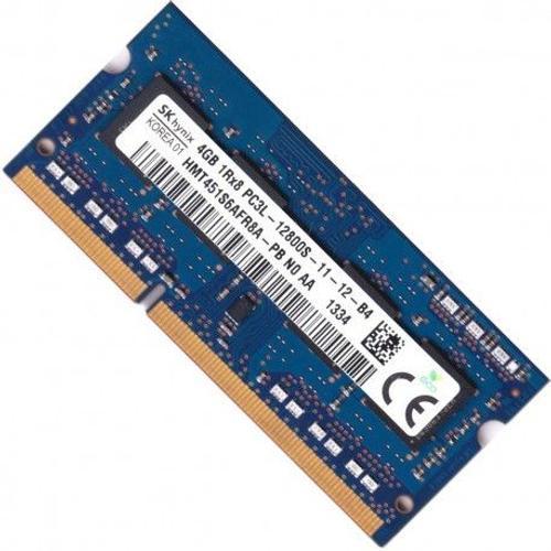 Mémoire SODIM 4GB 1RX8 PC3L-12800S-11-12-B4