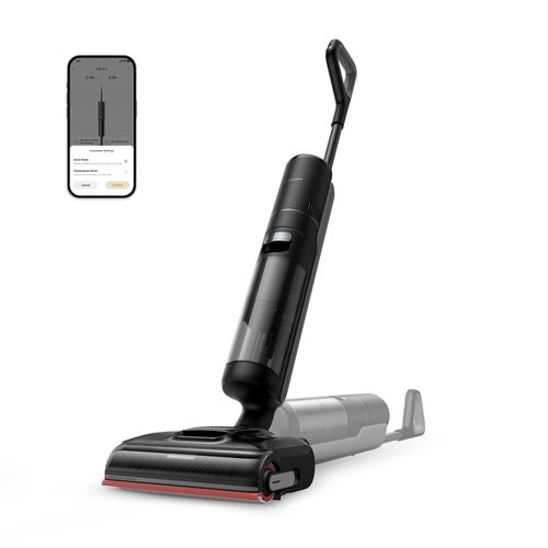 DREAME H15 Pro Aspirateur Laveur, Bras robotisé AI DescendReach, Triple arête, 21 kPa, antin?uds, Lavage Brosse immersif 100°C, séchage 5 Min 90°C, portée à Plat 180°, contrôle par Application