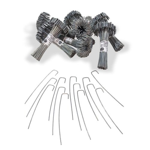Agrafes galvanisées pour grillage agrofibre et anti-mole (100 pcs)