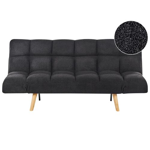 Canapé-Lit Ingaro Noir Bouclé