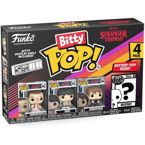 Stranger Things - Pack 4 Figurines Bitty Pop! Eleven 2,5 Cm