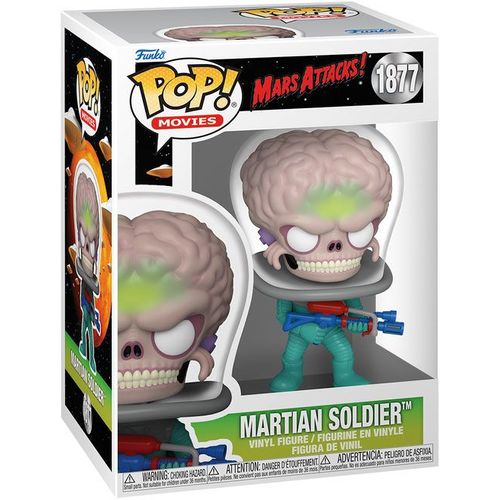 Figurine Funko Pop - Mars Attacks! N°1877 - Soldat Martien (83566)