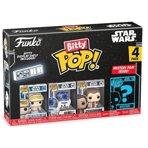 Pack 4 Figurines Funko Bitty Pop Star Wars S2 Han