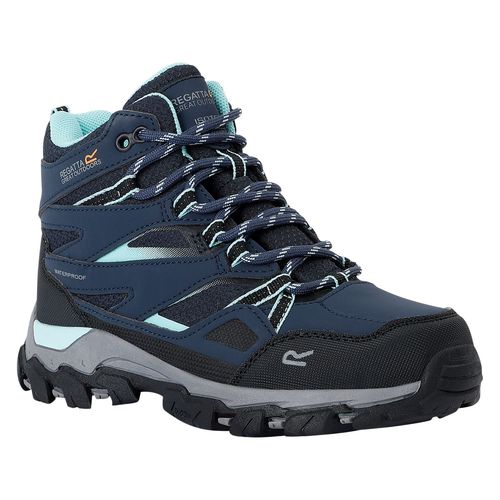 Chaussures Regatta Bottines De Marche Holcombe Enfant Bleu Marine Bleu Ciel