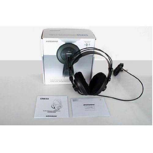 Samson-Casque de surveillance SR850,oreillette en velours,moniteur semi-ouvert,sauna,téléphone pour studio,statique,jeu de karaoké, - Type 1 set orginal box