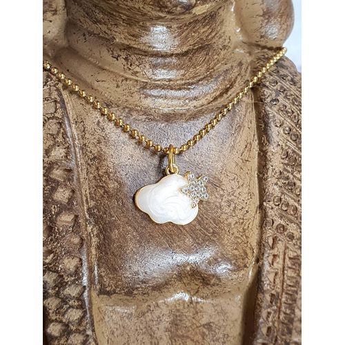 Collier Nuage Étoile Strass