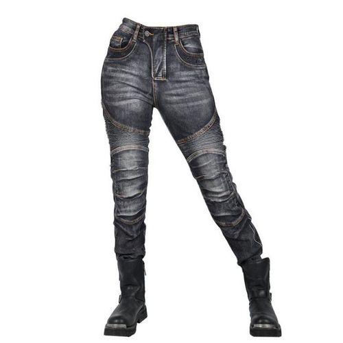 Jeans De Moto Élastiques Pour Femmes,Pantalons De Moto,Pantalons De Course Avec Protection,1958