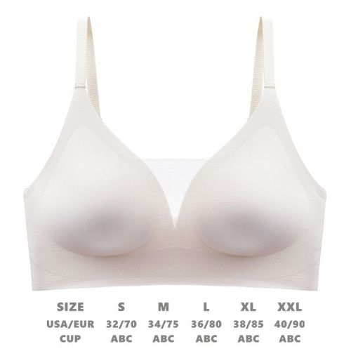 Sous-Vêtements En Latex Sans Couture Pour Femmes,Haut Tubulaire En Dentelle Sans Anneau En Acier,De Sport,De Couleur Pure,Soutien-Gorge D'allaitement Anti-Affaissement,Nouvelle