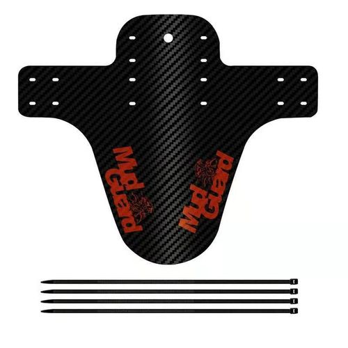Garde-Boue Ultraléger Pour Vélo De Route Et Vtt,Motif Carbone,Portable,Roue Avant Et Arrière - Type Orange #A