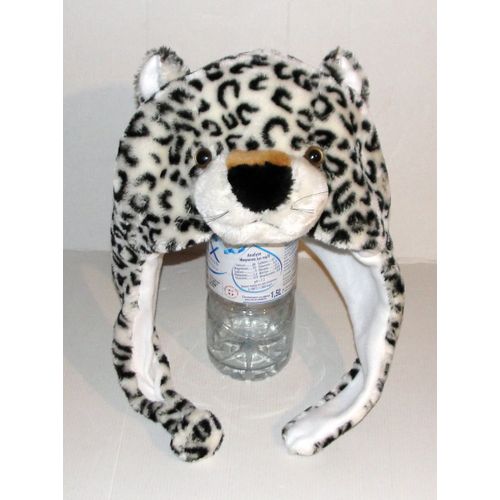 Peluche Bonnet Panthere Blanche