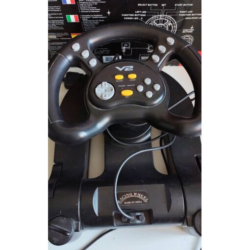 Volant Avec Pédales - Compatible Ps1 / Ps2