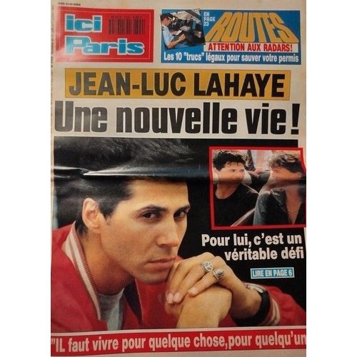 Ici Paris 2399 1991 Jean Luc Lahaye/Yannick Noah/Serge Lama/Caroline De Monaco/Jeane Manson/Les Charlots/Fugain/Brasseur