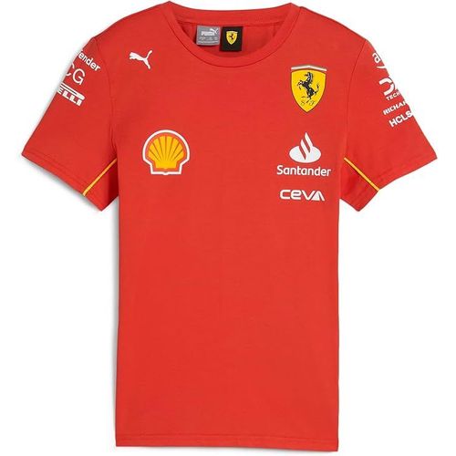 T-Shirt Enfant Ferrari Scuderia Officiel Formule 1 Rouge