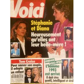 Voici N 270 - 11/01/93 - Stéphanie & Diana - Tom Cruise & Nicole Kidman - Carre Otis & Mickey Rourke - Boy George - Barbra Streisand & P Weller - Pho. Devi - C Jérôme Et Sa Fille Caroline, Jack Lemmon
