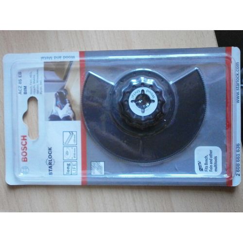 Lame pour outil multifonction BOSCH BIM ACZ 85 EB bois et Metal