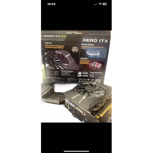 GeForce® GTX 1070 AERO ITX GDDR5 8G OC 8 GB-Graphics Card Perfect Conditions & 3 Months Warranty 