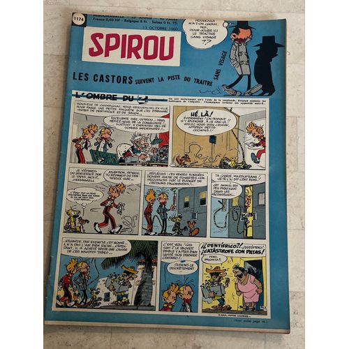 Spirou Hebdo N°1.174 - 23e Année - Les Castors Suivent La Piste Du Traître Sans Visage - 