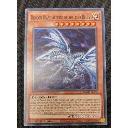 Yu Gi Oh Sdwd Fr005 Dragon Blanc Alternatif Aux Yeux Bleus