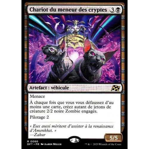 Chariot Du Meneur Des Cryptes - Magic - Aetherdrift Vf - R - 80