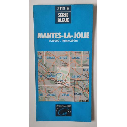 Carte Ign Mantes-La-Jolie