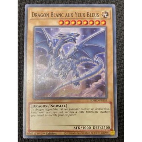 Yu Gi Oh Sdwd Fr003 Dragon Blanc Aux Yeux Bleus