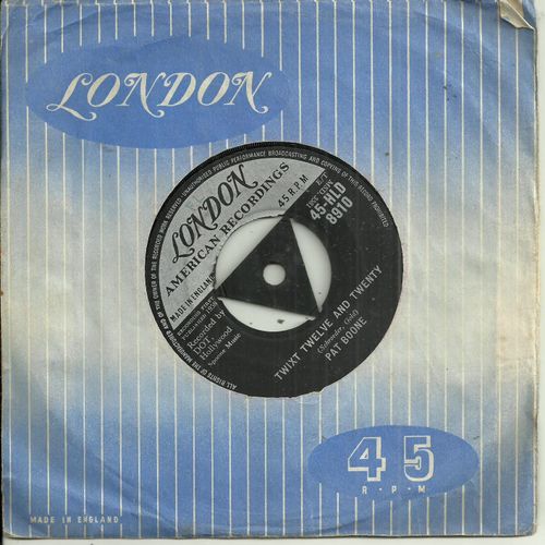 Pat Boone : Twixt Twelve And Twenty (Schroeder - Gold) / Rock Bool Weevil (Wheeler)