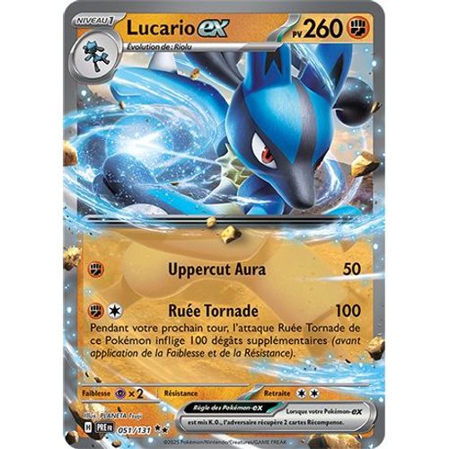 Lucario Ex - 051/131 - Evolutions Prismatiques