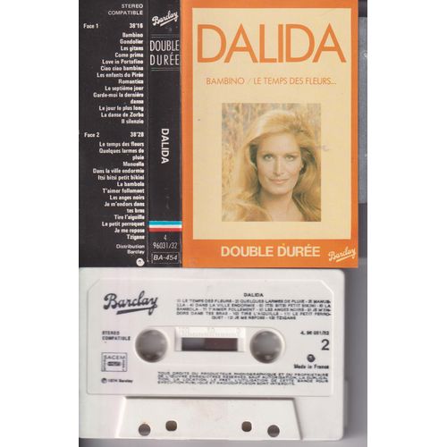 Dalida Tres Rare K7 Cassette Audio