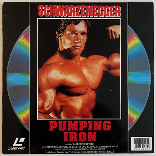 Laserdisc Pumping Iron - Arnold Le Magnifique - 1977 Vf