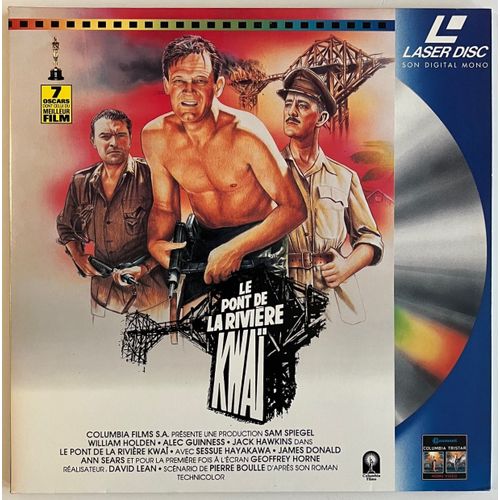 Laserdisc Le Pont De La Rivière Kwaï 1957 Vf Rare !