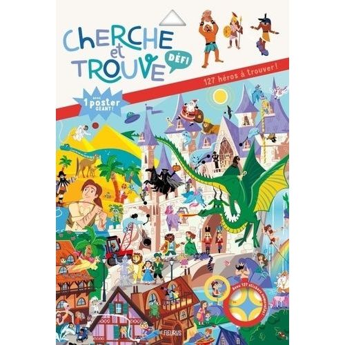 127 Héros À Trouver - Avec 1 Poster Géant Et 127 Stickers Numérotés