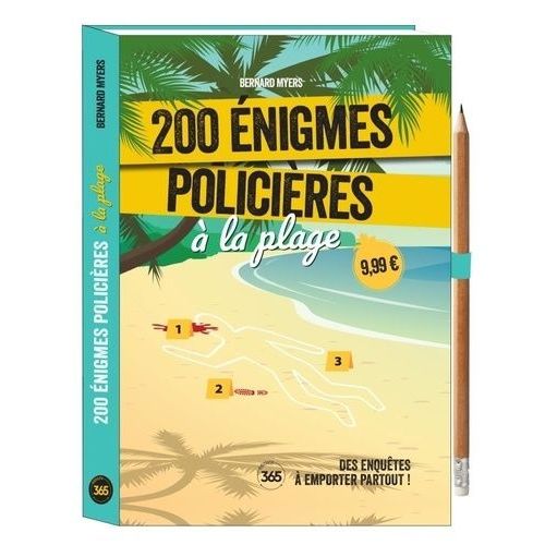 200 Énigmes Policières À La Plage - Avec 1 Crayon