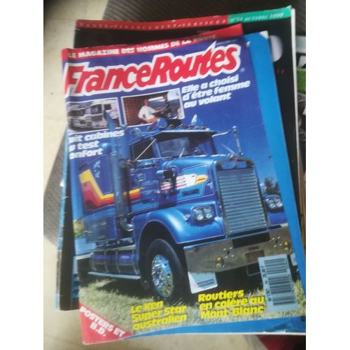France Routes 94 De 1989 Genin,Daf 95-380,Iveco Turbostar 190-36,Man 19.362 Flt,Pegaso Troner 360,Renault R340.19t,Scania R113-320,Volvo F12-360,Mercedes 1935s,Kenworth S925,Man 17-232